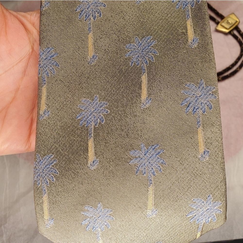Tropical By Tango palm tree neck tie - Picture 5 of 6